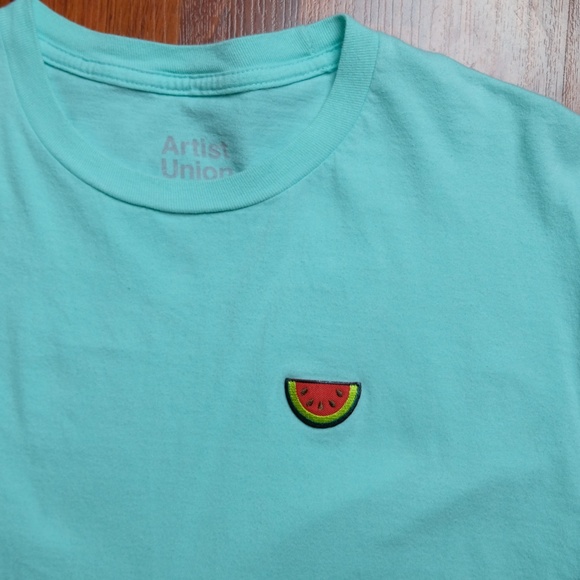 Teal Watermelon Tee Shirt - Large - Picture 3 of 5